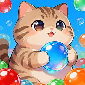 VGEFG Bubble Cat game cover for puzzle browser play
