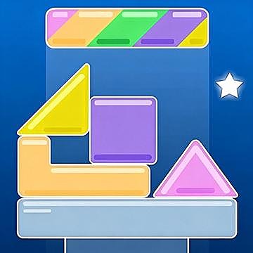 VGEFG Geometry Tower game cover for puzzle browser play